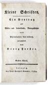 TRAVEL  FORSTER, JOHANN GEORG ADAM. Kleine Schriften. Ein Beytrag zur Völker- und Länderkunde [etc.].  6 vols.  1789-97